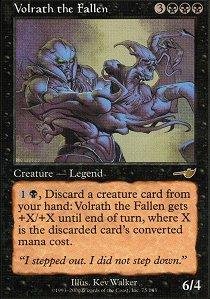 【Foil】Volrath the Fallen英語版 マジックザギャザリング Amazon.co.jp: Magic: the Gathering - Volrath the Fallen - Nemesis